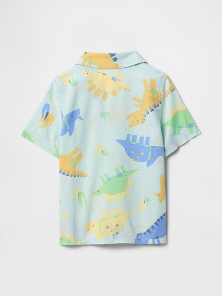 GAP Baby košile s příměsí lnu GAP