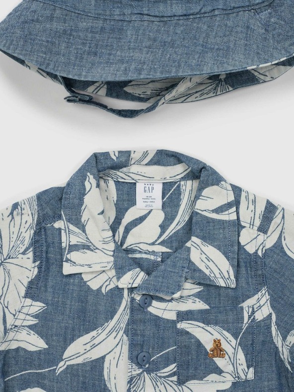 GAP Baby overal s kloboukem GAP