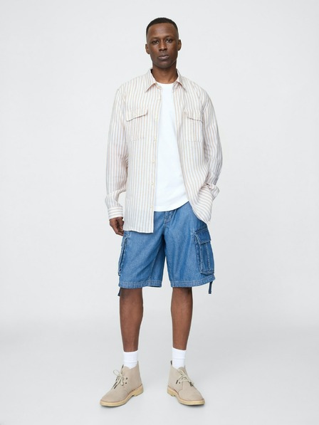 GAP Lněná košile Classic Shirt GAP