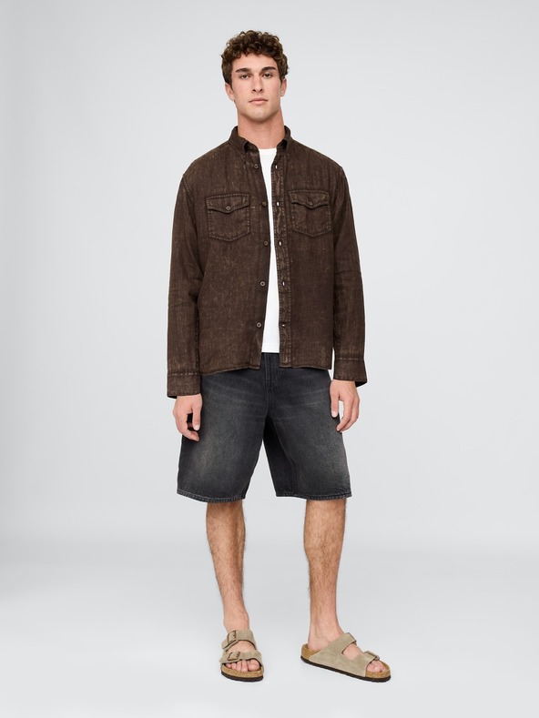 GAP Lněná košile Classic Shirt GAP