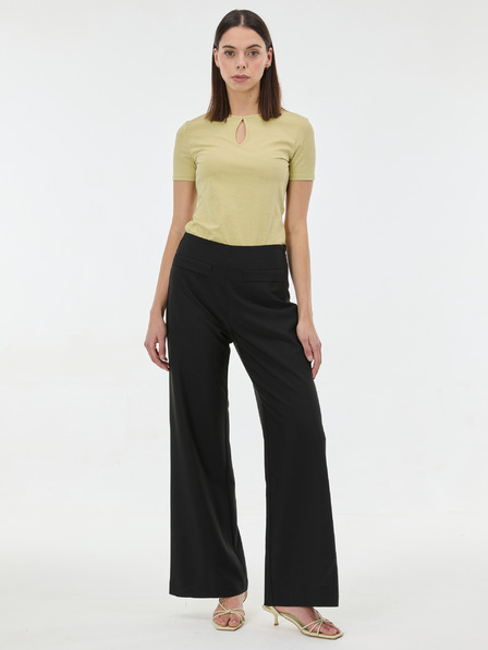 Orsay Žluté dámské tričko s krátkým rukávem ORSAY