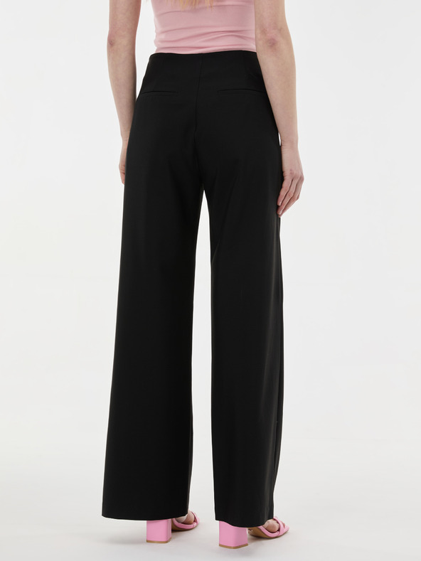 Orsay Černé dámské rovné kalhoty ORSAY