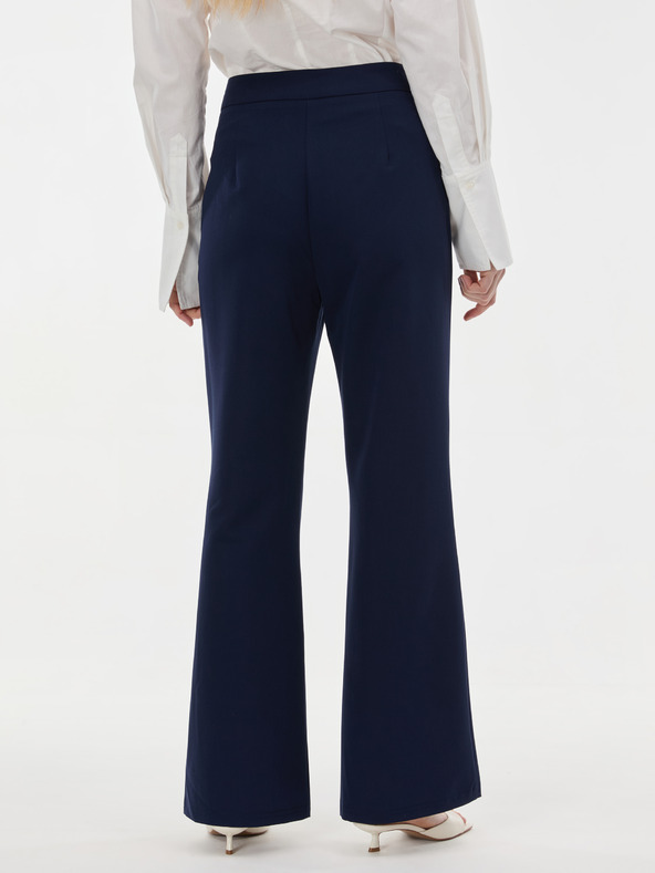 Orsay Tmavě modré dámské kalhoty ORSAY