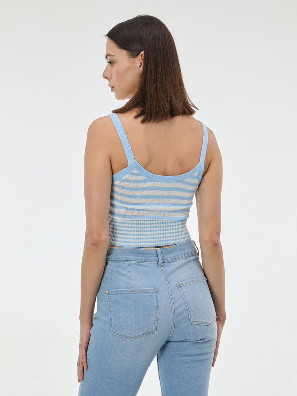 Orsay Světle modré pruhované dámské tílko ORSAY