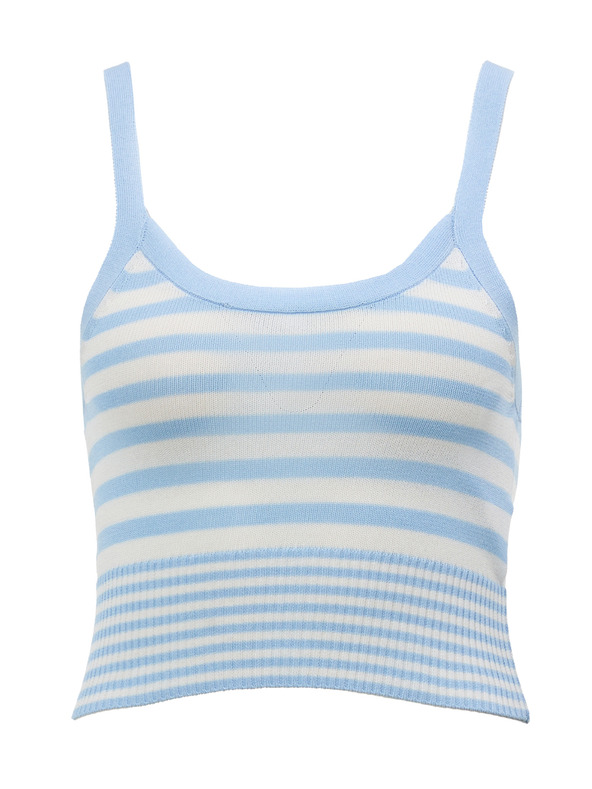 Orsay Světle modré pruhované dámské tílko ORSAY