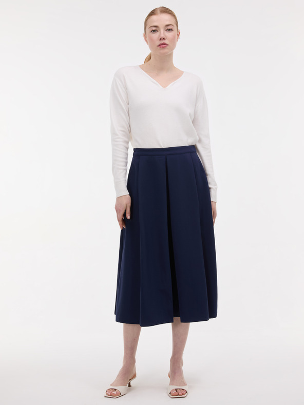 Orsay Tmavě modrá dámská sukně ORSAY