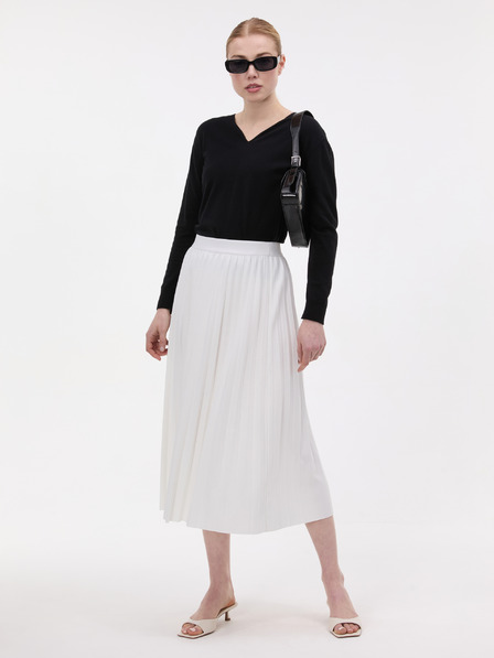 Orsay Krémová dámská midi sukně ORSAY