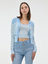 Orsay Světle modrý pruhovaný dámský kardigan ORSAY