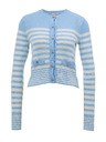 Orsay Světle modrý pruhovaný dámský kardigan ORSAY