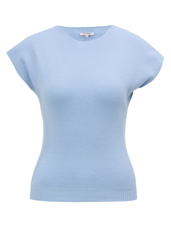 Orsay Světle modrý dámský svetr bez rukávů ORSAY