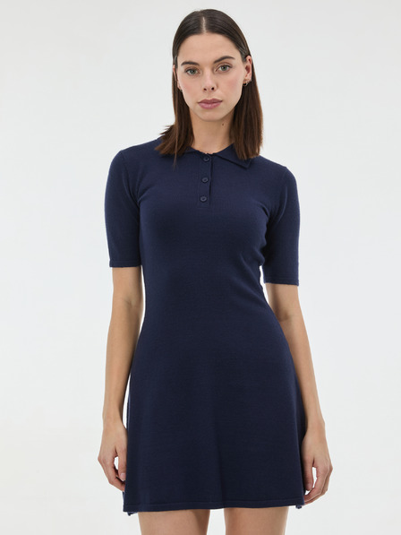 Orsay Tmavě modré dámské úpletové šaty ORSAY