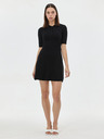 Orsay Černé dámské úpletové šaty ORSAY