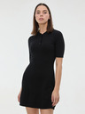 Orsay Černé dámské úpletové šaty ORSAY