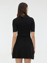 Orsay Černé dámské úpletové šaty ORSAY