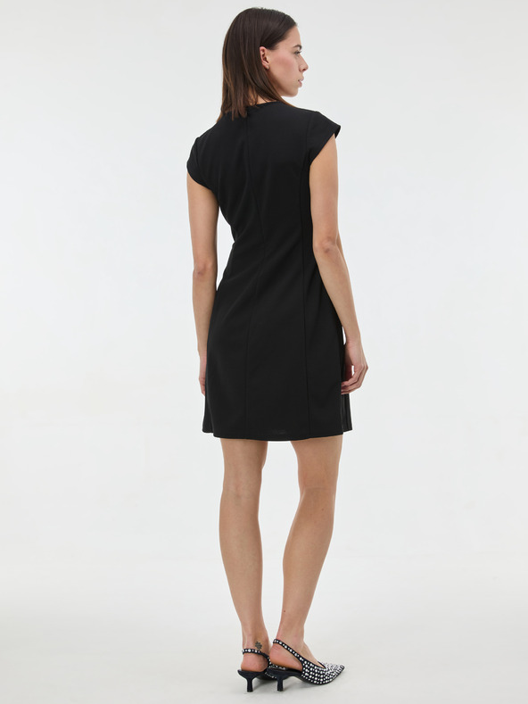 Orsay Černé dámské šaty ke kolenům ORSAY