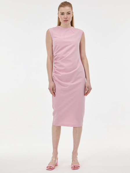 Orsay Světle růžové dámské midi šaty ORSAY