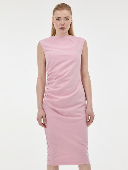 Orsay Světle růžové dámské midi šaty ORSAY