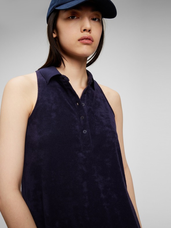 GAP Froté polo šaty GAP