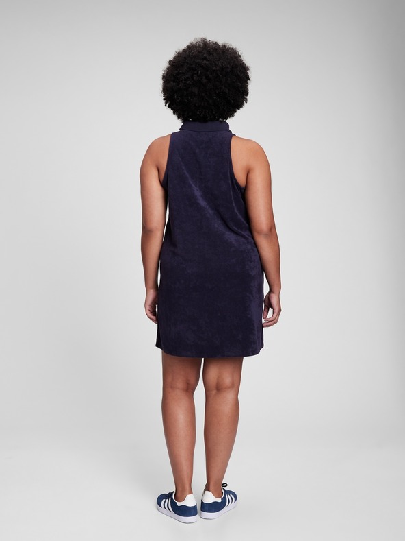 GAP Froté polo šaty GAP