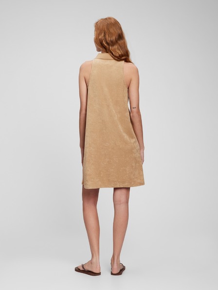 GAP Froté polo šaty GAP