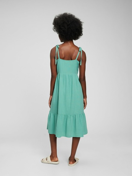 GAP Midi šaty z mačkané gázoviny GAP