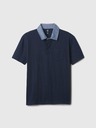 GAP Dětské chambray polo tričko GAP