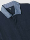 GAP Dětské chambray polo tričko GAP
