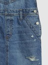GAP Dětská džínová sukně s laclem GAP