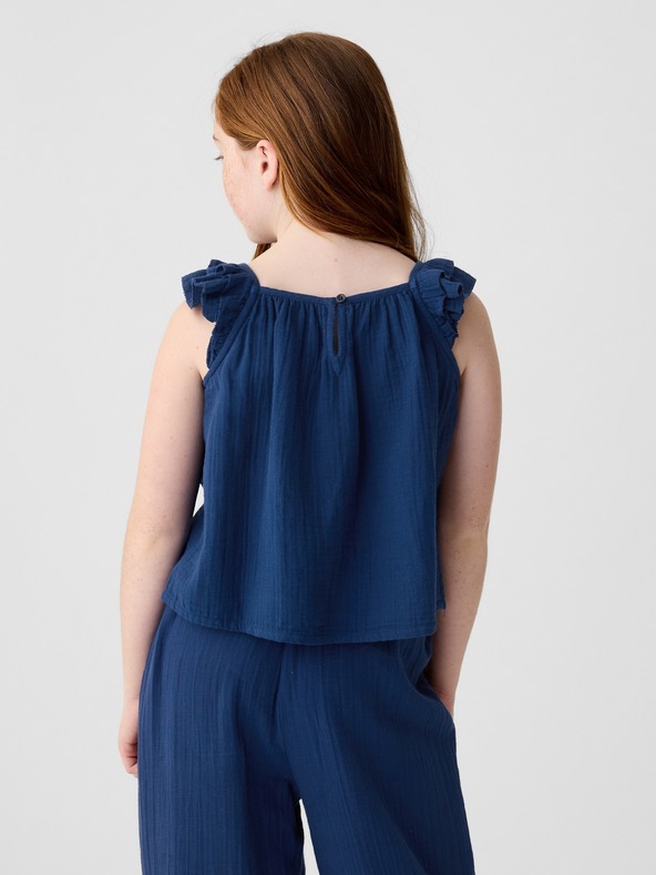 GAP Dětský mušelínový top GAP