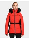 Kilpi Červená dámská lyžařská zimní bunda Kilpi Carrie