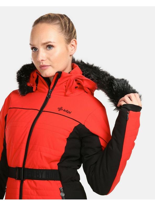 Kilpi Červená dámská lyžařská zimní bunda Kilpi Carrie