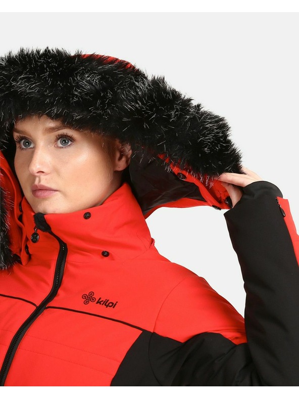 Kilpi Červená dámská lyžařská zimní bunda Kilpi Carrie