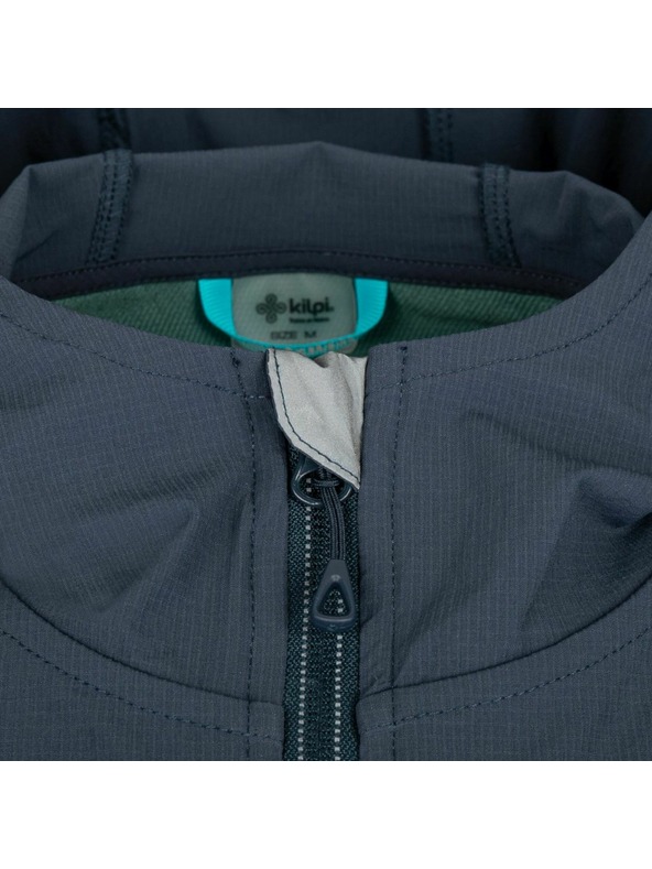 Kilpi Tmavě šedá pánská softshellová běžecká bunda Kilpi Balans-M