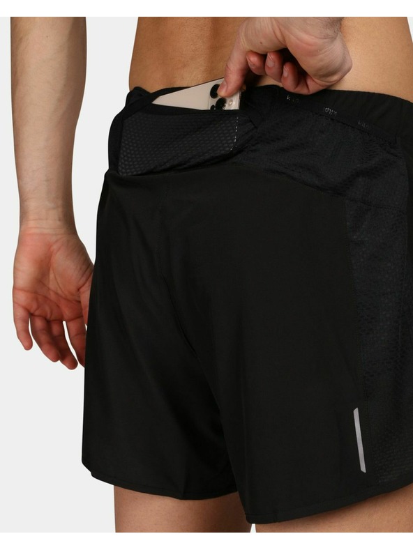 Kilpi Černé pánské sportovní kraťasy Kilpi COMFY-M