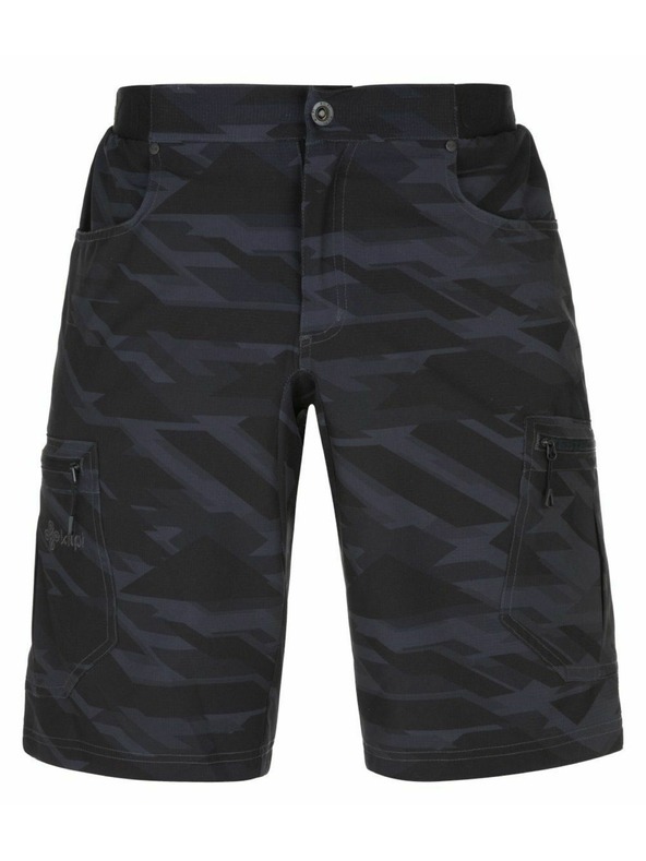 Kilpi Černé pánské kraťasy Kilpi ASHER-M