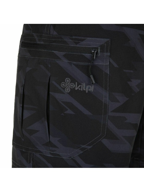 Kilpi Černé pánské kraťasy Kilpi ASHER-M