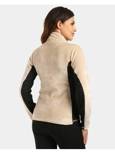 Kilpi Dámská fleecová mikina Kilpi SKATHI-W Béžová