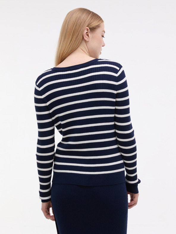 Orsay Tmavě modrý dámský kardigan ORSAY