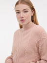 Orsay Světle růžové dámské svetrové šaty ORSAY