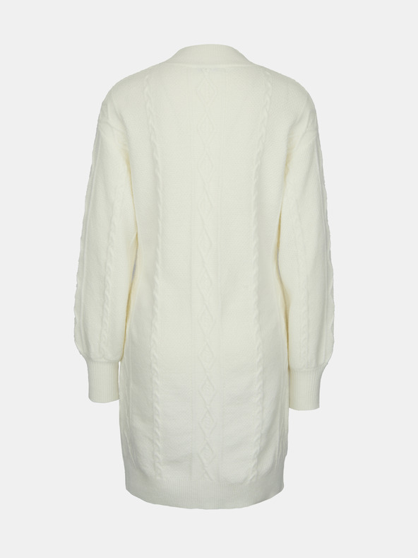 Orsay Krémové dámské svetrové šaty ORSAY