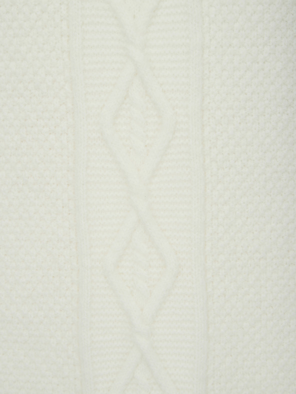 Orsay Krémové dámské svetrové šaty ORSAY