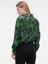Orsay Zelená dámská vzorovaná halenka ORSAY