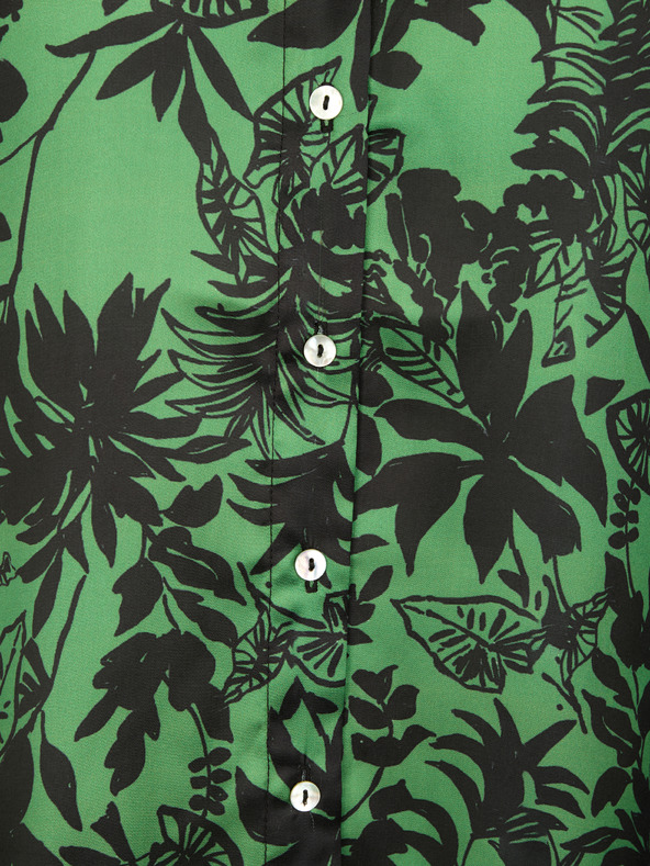 Orsay Zelená dámská vzorovaná halenka ORSAY