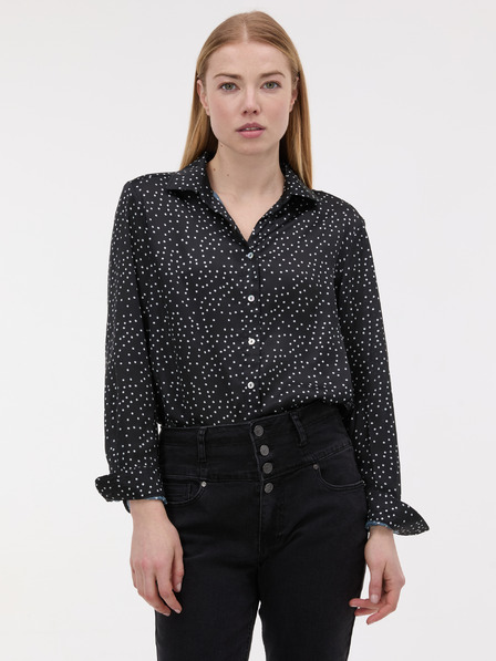 Orsay Černá dámská vzorovaná halenka ORSAY