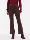 Orsay Hnědé dámské bootcut kalhoty ORSAY