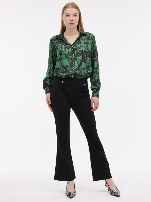 Orsay Černé dámské bootcut kalhoty ORSAY