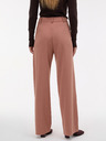 Orsay Světle hnědé dámské široké kalhoty ORSAY