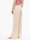 Orsay Krémové dámské široké kalhoty s proužkem ORSAY