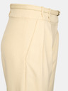 Orsay Krémové dámské široké kalhoty s proužkem ORSAY