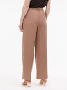 Orsay Světle hnědé dámské široké kalhoty ORSAY
